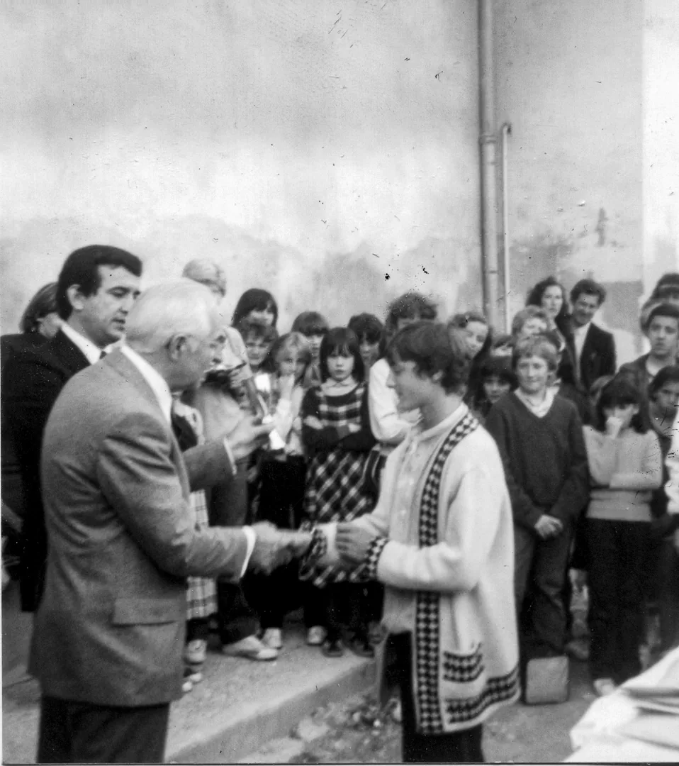 Henri Arnoud et Abel Laporte, avant 1983 — archives